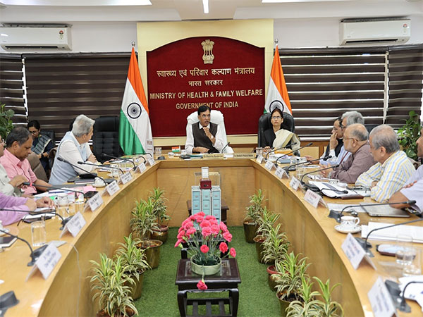Union Health Minister chairs high-level meeting (Photo/ANI)