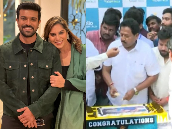 Ram Charan and Upasana Kamineni, RRR star fans (Image source: Instagram, ANI photos)