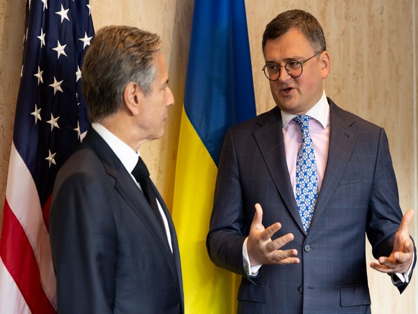 US State Secretary Antony Blinken with Ukrainian counterpart Dmytro Kuleba (Image Credit: Blinken's Twitter)