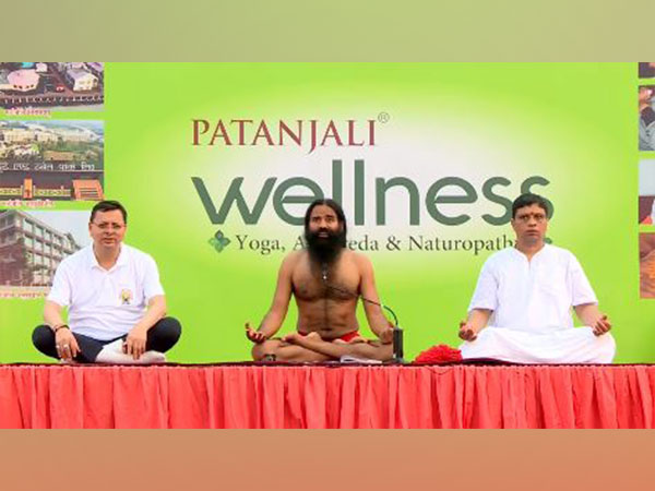 Baba Ramdev at Patanjali Yogpeeth (Pic credit/ Swami Ramdev Twitter handle)
