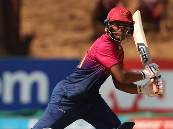 UAE's Aayan Khan in action. (Photo- ICC Twitter)