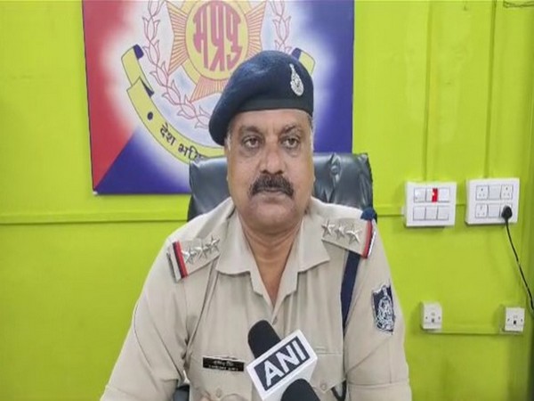 Kotwali police station in charge, Yogendra Singh Jadaun (Photo/ANI)