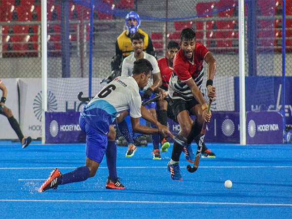 Players in action during 13th Hockey India Junior Men National Championship 2023 (Image: HI)