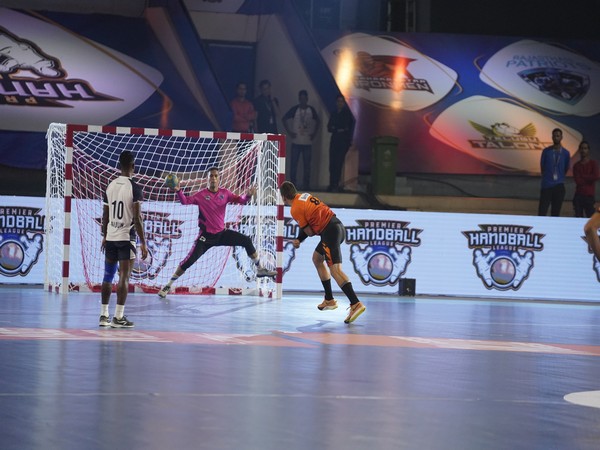 Rajasthan Patriots in action against Maharashtra Ironmen in Premier Handball League (Image: PHL)