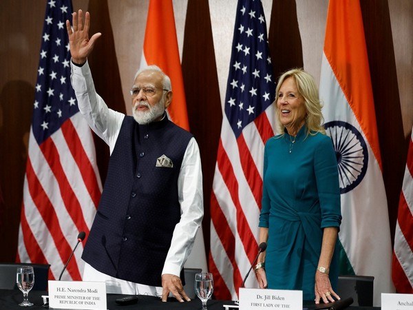 PM Modi with US first lady Jill Biden (Image Credit: Reuters)