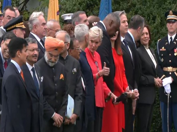 Indian and US delegation upon their arrival at the White House (Photo/ANI)