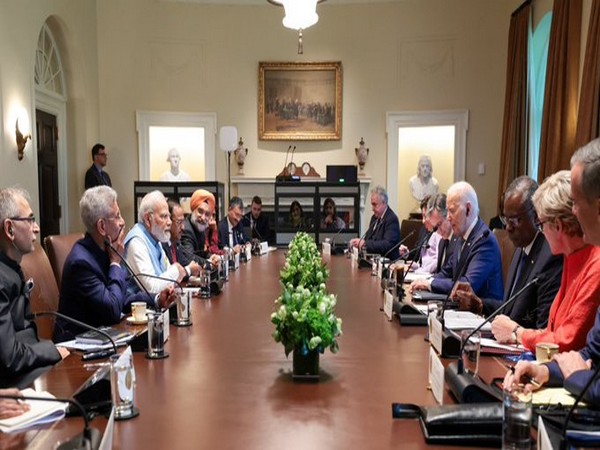 PM Narendra Modi and US President Joe Biden held bilateral discussions in expanded format. (Photo/ANI)
