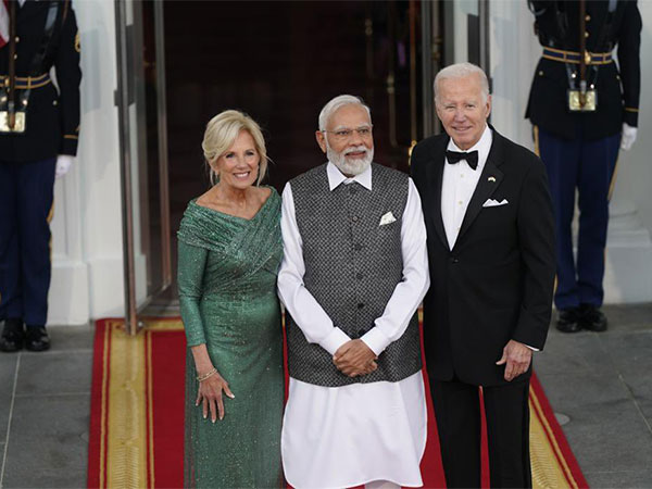 Prime Minister Narendra Modi at White House for a State dinner hosted by US President Joe Biden and First Lady Jill Biden (Photo Credit: Twitter/MEAIndia)