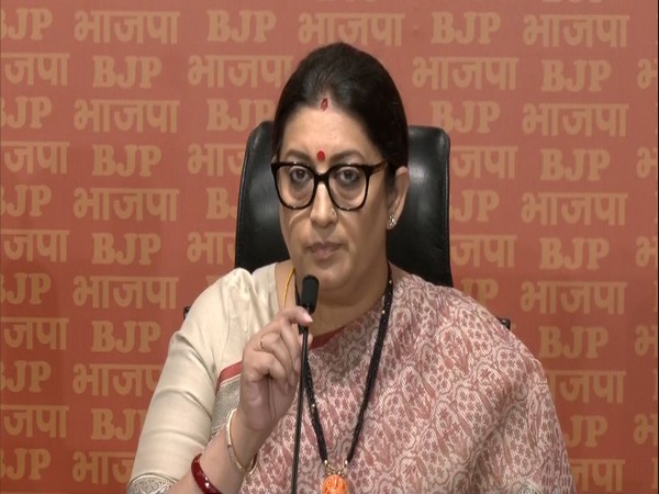 Union Minister Smriti Irani. (Photo/ANI)