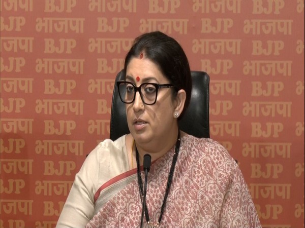 Union Minister Smriti Irani. (Photo/ANI)