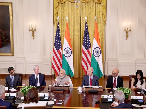 Prime Minister Narendra Modi and US President Joe Biden at the 