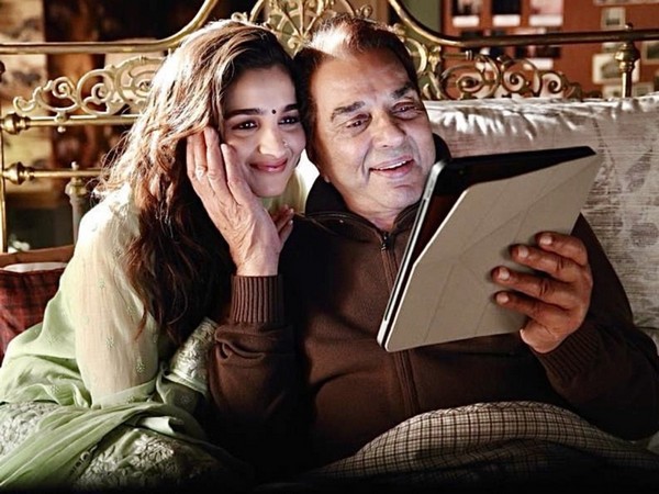 Dharmendra and Alia Bhatt (Image source: Instagram)