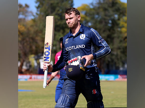 Scotland captain Richie Berrington(Twitter: Photo/CricketScotland)
