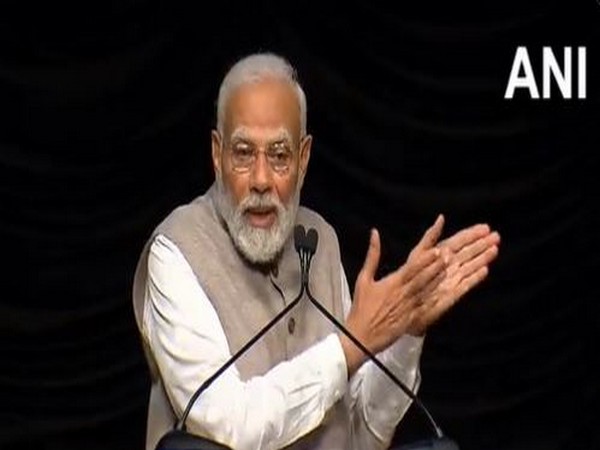 Prime Minister Narendra Modi at the Ronald Reagan Building in Washington, DC.