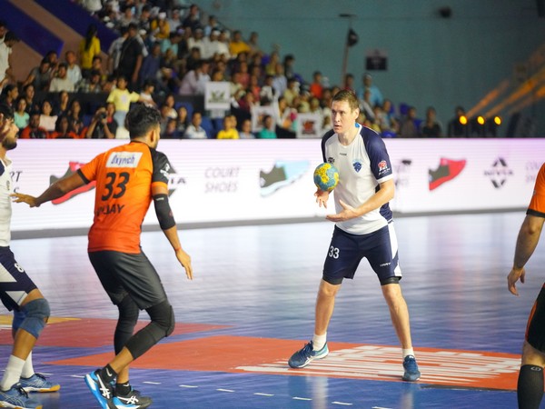 Rajasthan Patriots and Maharashtra Ironmen in action during Premier Handball League (Image: PHL)