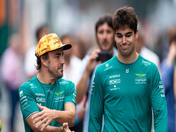 Fernando Alonso and Lance Stroll (Twitter: Photo/AstonMartinF1)