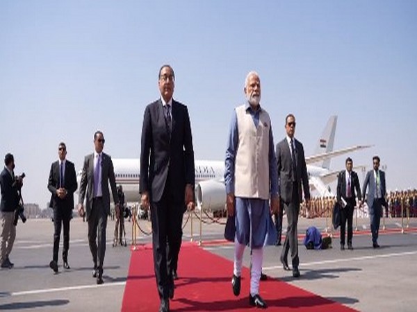 Egypt PM Mostafa Madbouly, PM Narendra Modi (Screengrab from video posted by PM Modi on Twitter)