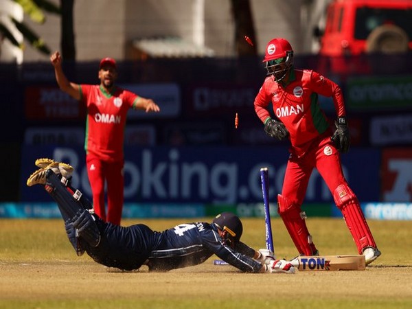 Oman Vs Scotland (Twitter: Photo/cricketworldcup)