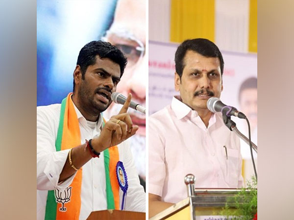 TN BJP chief K Annamalai, DMK leader Senthil Balaji (File Photo/ANI)