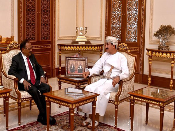 National Security Advisor to India Ajit Doval with Prime Minister of Oman Haitham bin Tarik (Photo Credits: Oman News Agency)