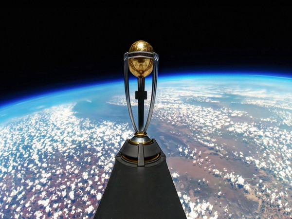 ICC World Cup 2023 trophy in space (Image: ICC)
