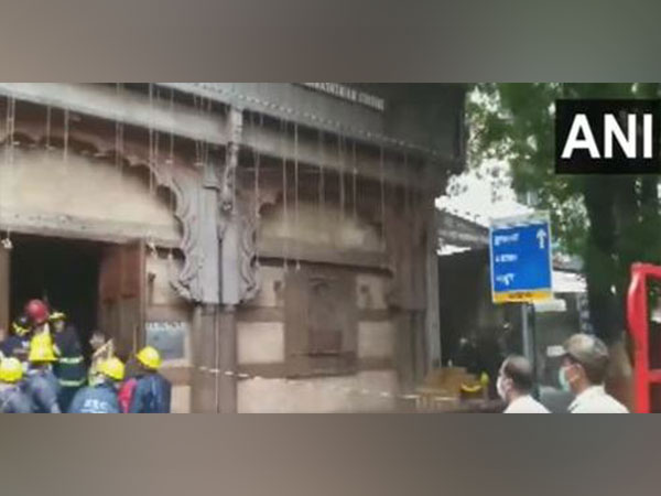 Fire fighters outside a hotel in Thane, Maharashtra where a fire broke out early Tuesday morning (Photo/ANI)