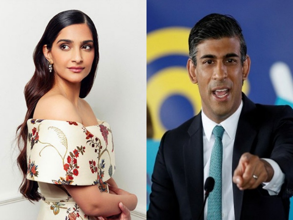 Sonam Kapoor (Image source: Instagram), UK PM Rishi Sunak (Photo Credit: Reuters)