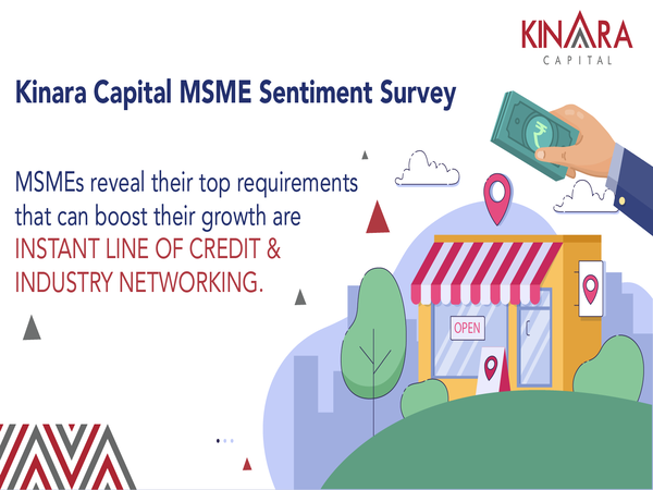 Kinara Capital MSME Sentiment: MSMEs prioritize instant credit and industry networking