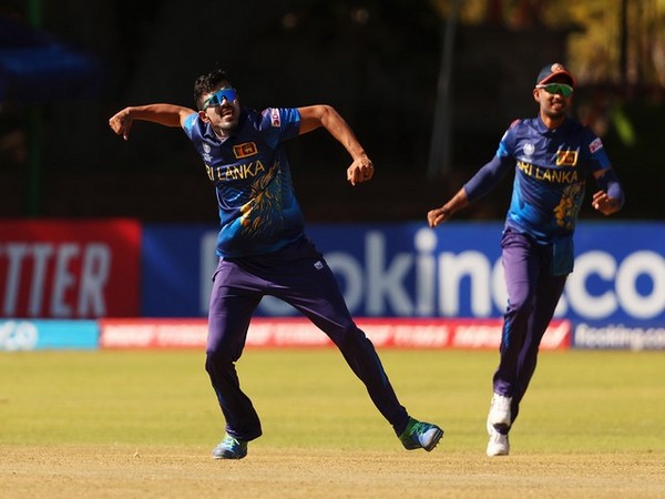 Sri Lanka team celebrating. (Photo- ICC)