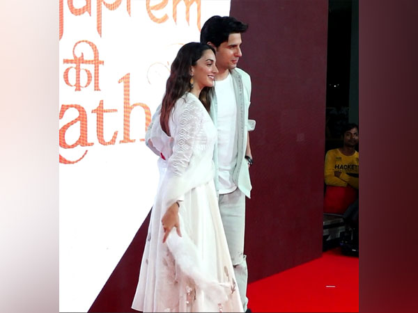 Kiara Advani and Sidharth Malhotra (Image source: ANI)