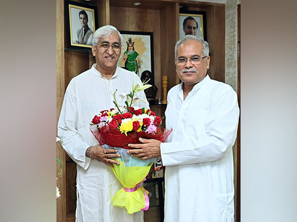 Bhupesh Baghel meets the newly appointed Chhattisgarh Deputy CM TS Singh Deo