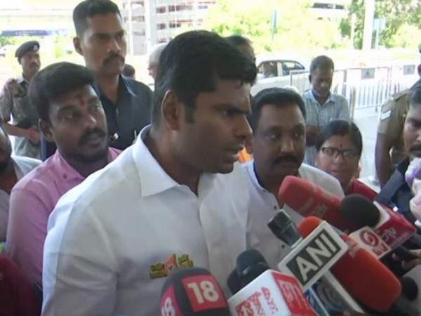 Tamil Nadu BJP chief K Annamalai (Photo/ANI)