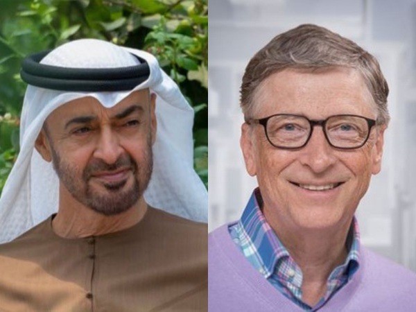 UAE President Sheikh Mohamed bin Zayed Al Nahyan and Bill Gates (File Image)