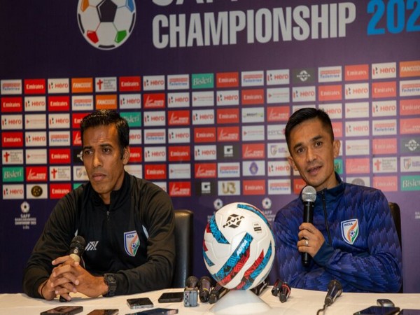 Sunil Chhetri (right). (Photo- AIFF Media)