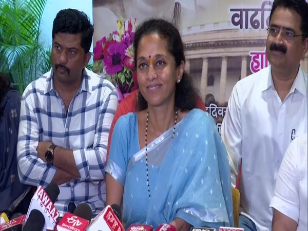 Nationalist Congress Party national working president Supriya Sule (Photo/ANI)