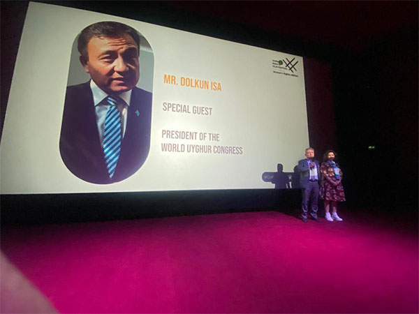 Dolkun Isa, President of the World Uyghur Congress Chief Guest of film festival (Photo/ANI)