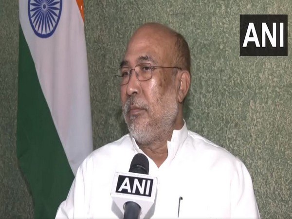 Manipur Chief Minister N Biren Singh (Photo/ANI)