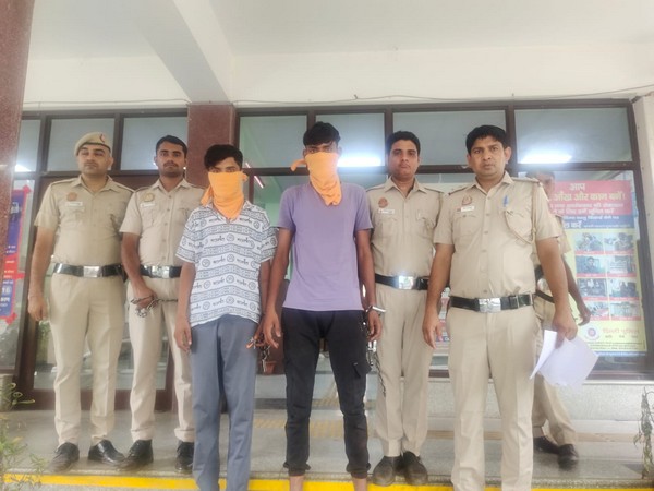 Vikas and Vanshu after the arrest (Photo/ANI)