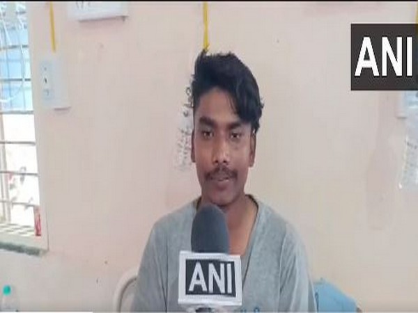 Yogesh Ramdas Gavai, a survivor of Buldhana bus accident. (ANI/photo)