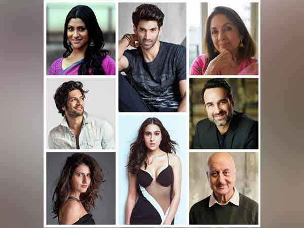 Aditya, Sara, Konkona, Neena Gupta, Ali Fazal, Pankaj Tripathi, Fatima, Anupam Kher (Image source: Instagram)