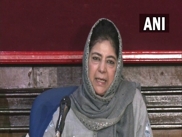 PDP Chief Mehbooba Mufti (Photo/ANI)