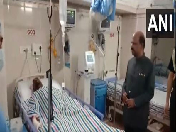 West Bengal Governor CV Ananda Bose visits private hospital in Cooch Behar (Photo/ANI)