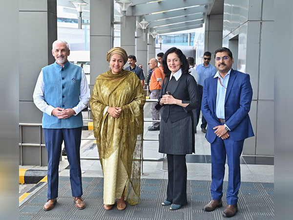 United Nations Deputy Secretary General Amina J. Mohammed arrives in India. (Photo: Twitter//@MEAIndia)