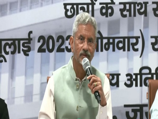 Minister of External Affairs S Jaishankar while addressing the students' dialogue at the National Institute of Technology