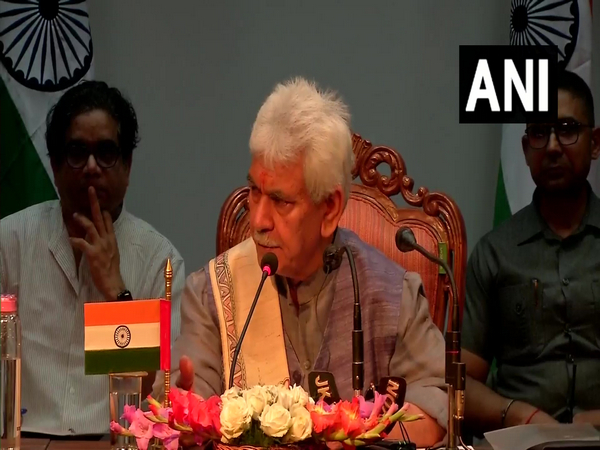 Jammu and Kashmir LG Manoj Sinha (Photo/ANI)
