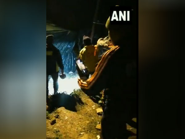 The man who fell ill was helped by SDRF team. (Photo/ANI)