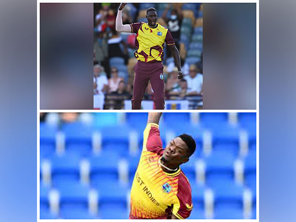 Jason Holder and Alzarri Joseph (Image: ICC) 