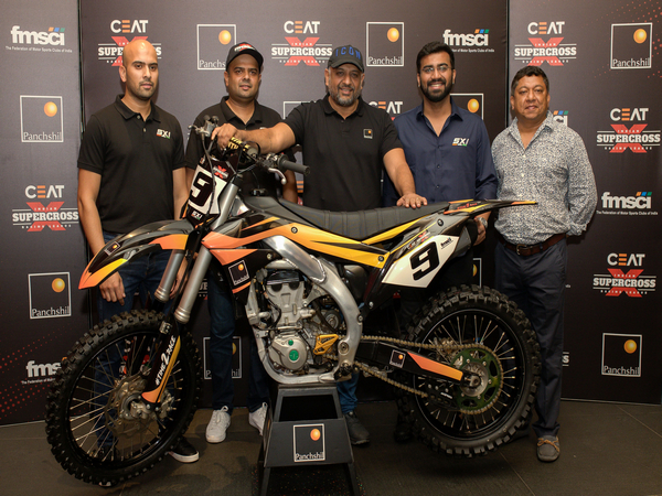 Indian Supercross League's team Panchshil Racing (Image: FMSCI)