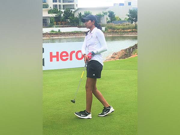 Indian golfer Vidhatri Urs in action during 10th leg of Women's Pro Golf Tour (Image: WGAI)