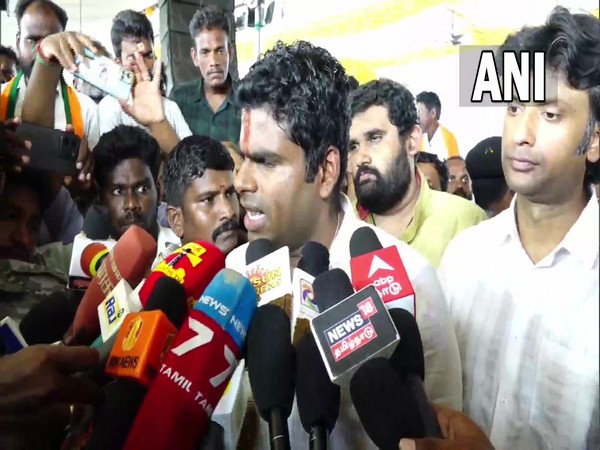 Tamil Nadu BJP President Annamalai. (Photo/ANI)